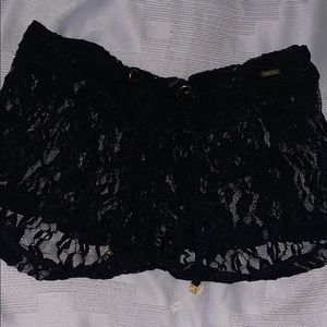 Beach Bunny lace swim shorts